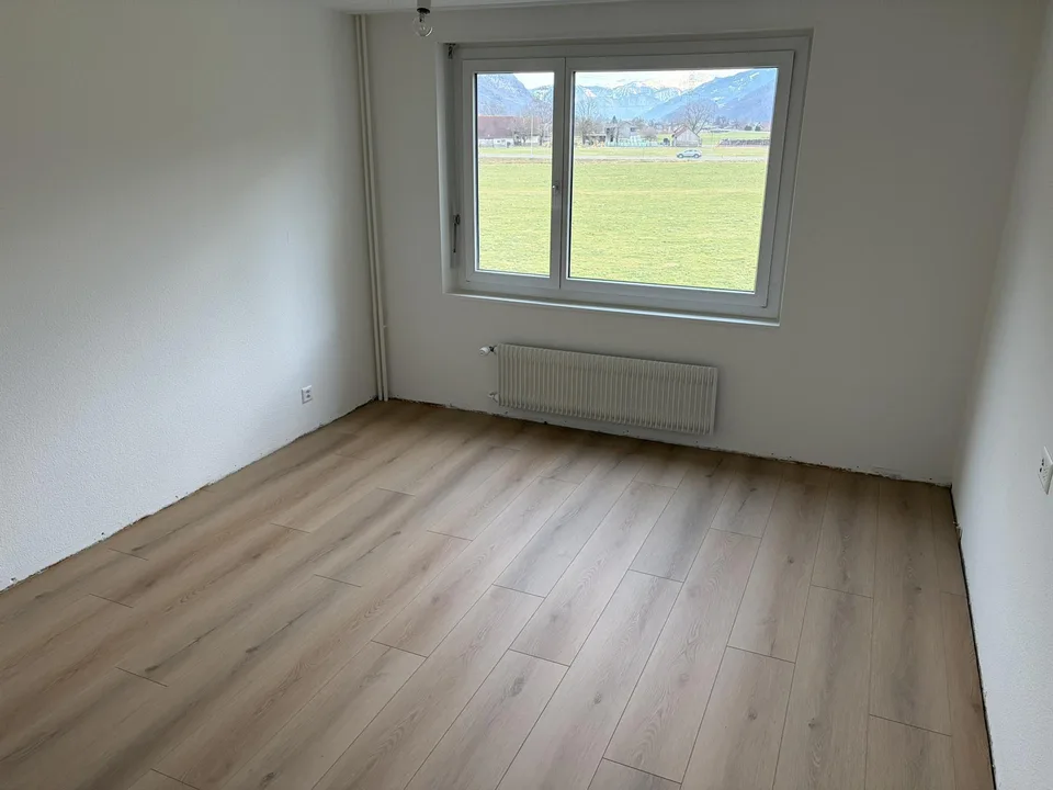 Neu renovierte 4.5 Zimmer Wohnung, mit traumhafter Aussicht ins Grüne
