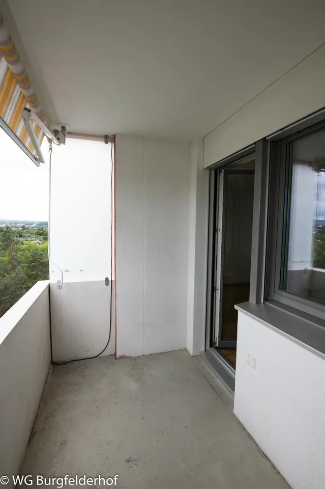 Helle und grosszügige 1 Zimmerwohnung in der WG Burgfdelderhof (4322)