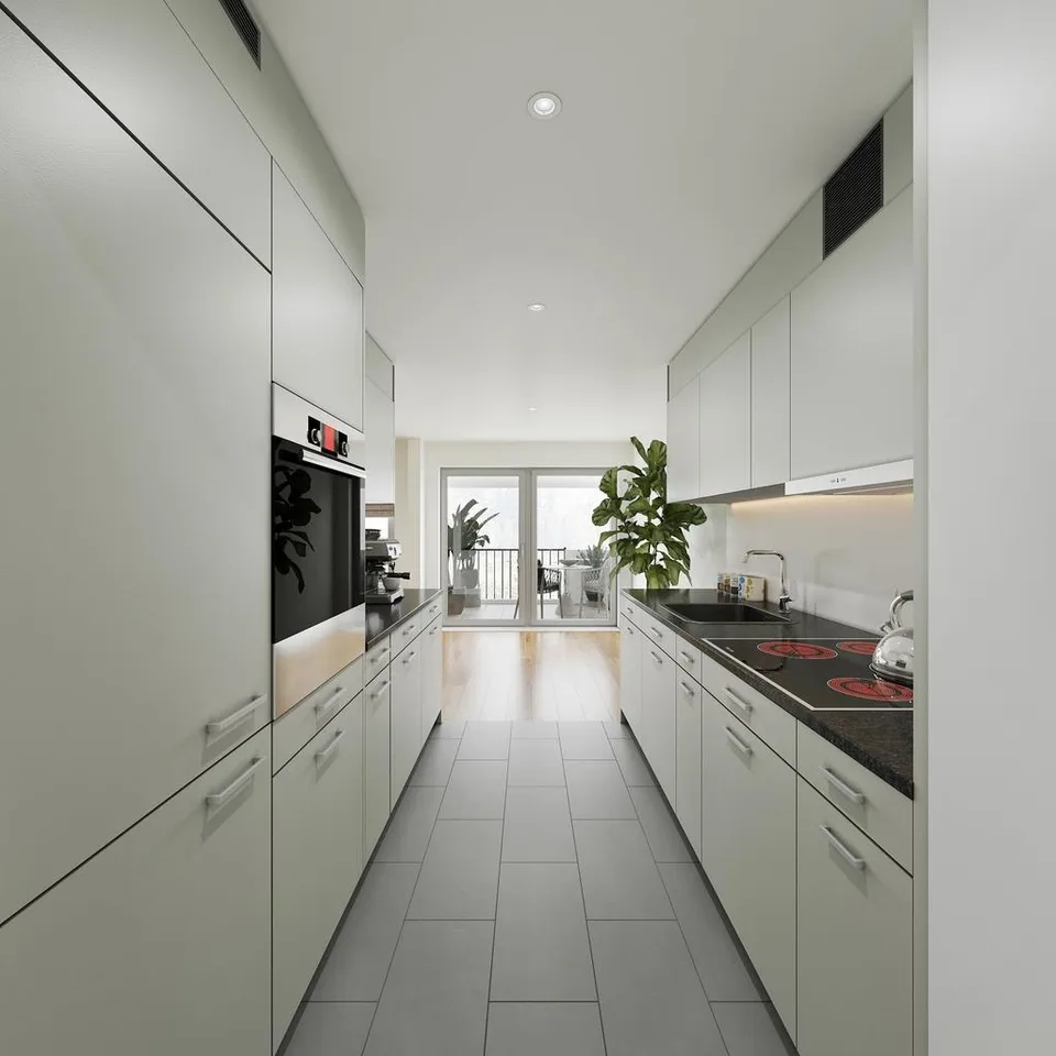 2.5-Zimmer-Wohnung in der Überbauung Thoracker