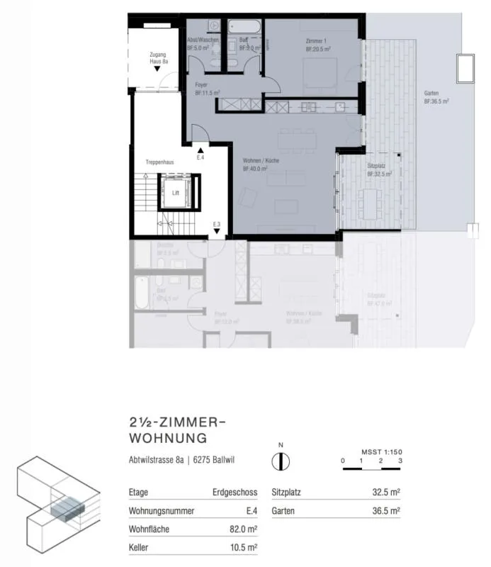 Grosszügige Neubau-Gartenwohnung