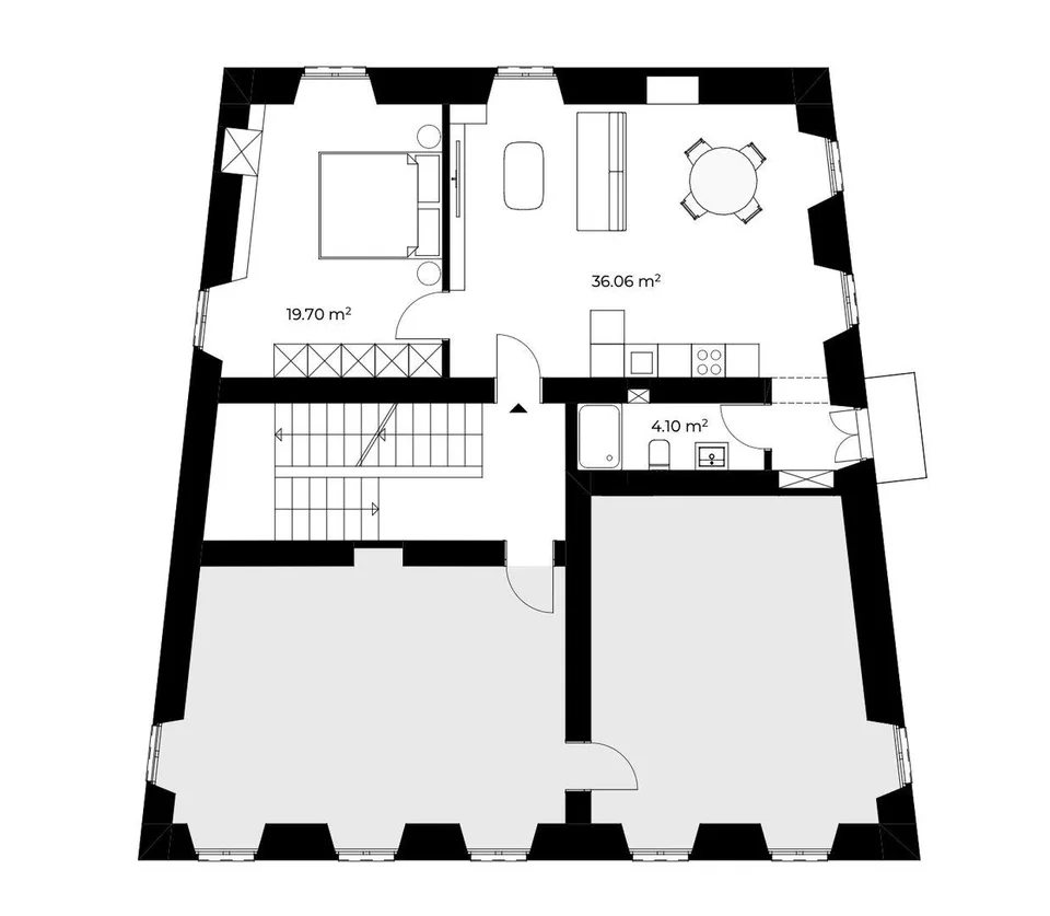 Elegante, vollständig renovierte 2.5-Zimmer-Wohnung