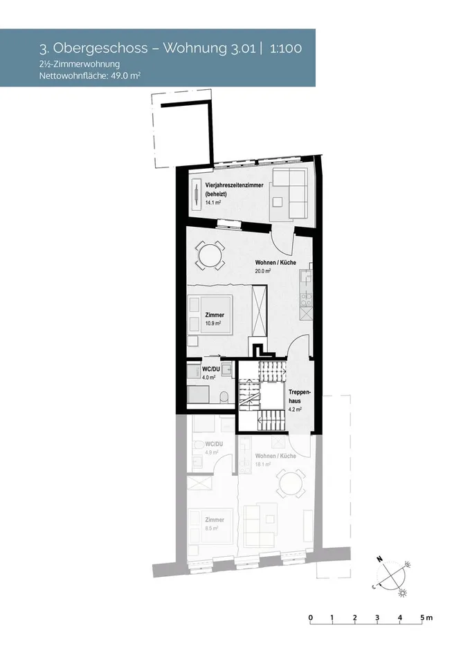 2½-Zimmerwohnung - Ihr neues Zuhause im Herzen der Altstadt
