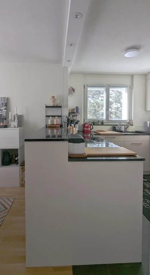 Topmoderne, energetisch sanierte 3.5-Zi-Wohnung mit Tresenküche