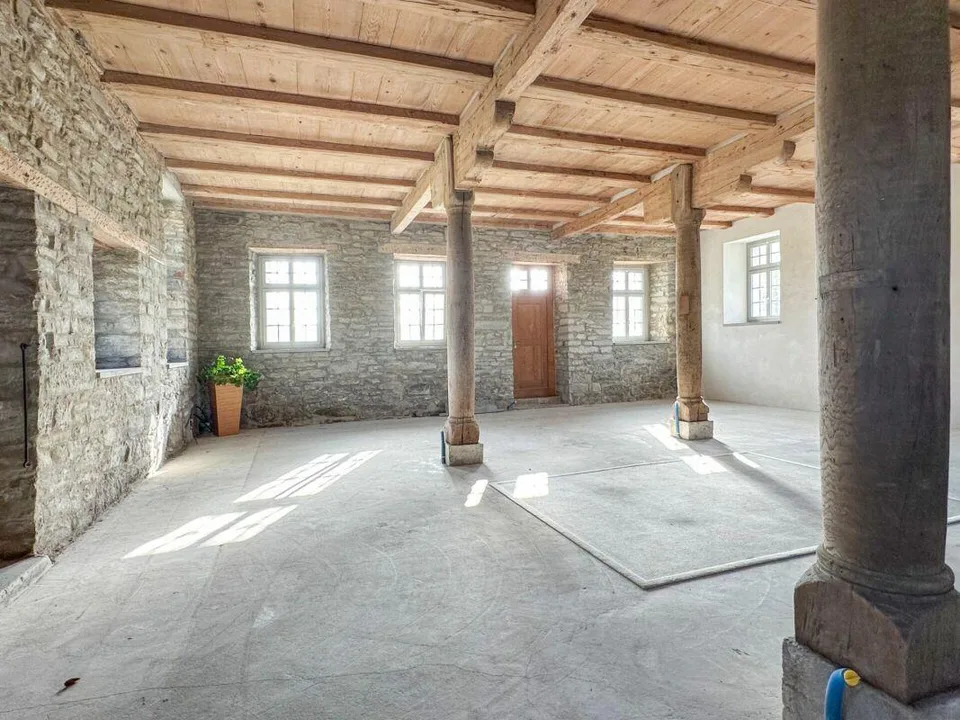 Arbeiten in der ehemaligen Burgrainmühle
