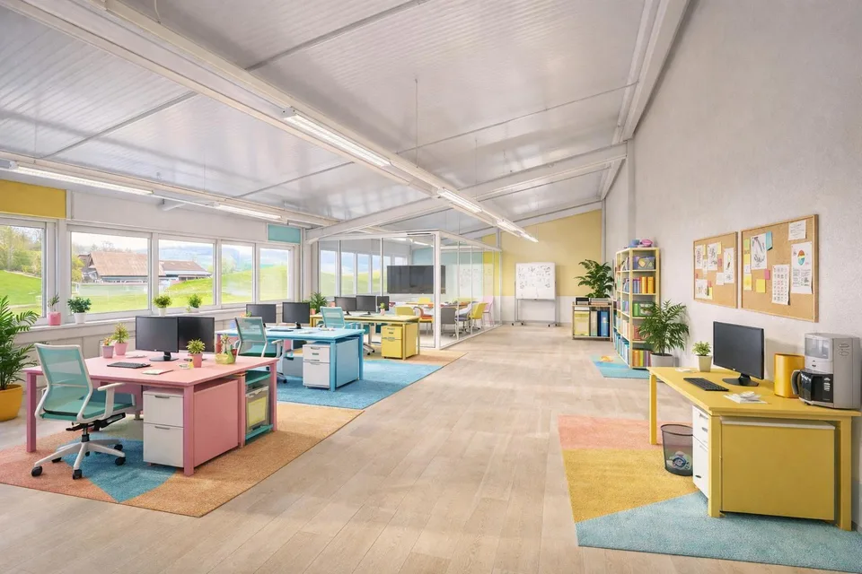 klimatisiertes Gewerbe/Büro/Atelier - 70m2 in Weggis [DG-G1]