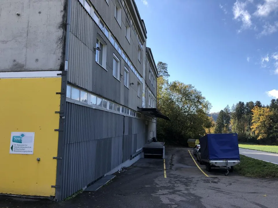 praktische Lagerfläche - ideal erschlossen