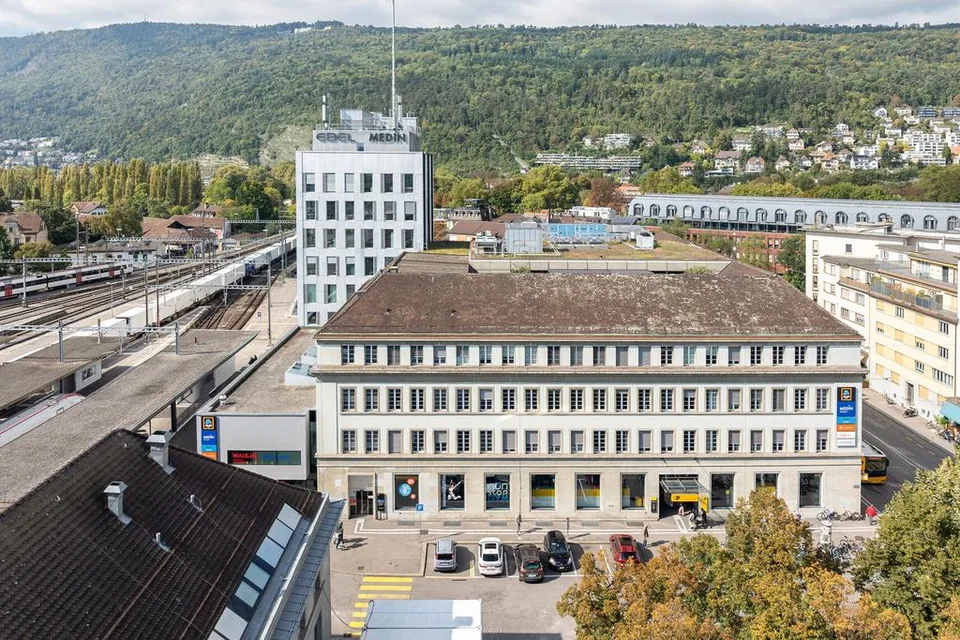 Helle Räume im Bahnhofsgebäude!