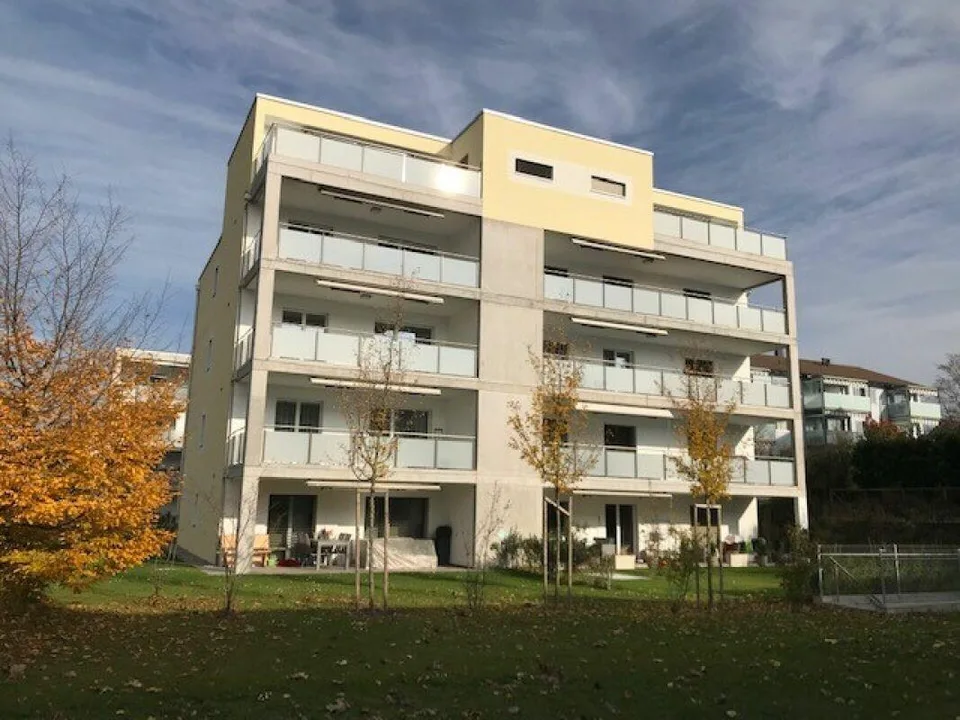 ruhige 3.5 Zi-Dachwohnung mit 20m2 Sonnenterasse