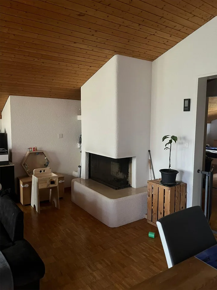 Zu vermieten in ruhigem Quartier gemütliche 3.5 Zimmer Dach-Wohnung