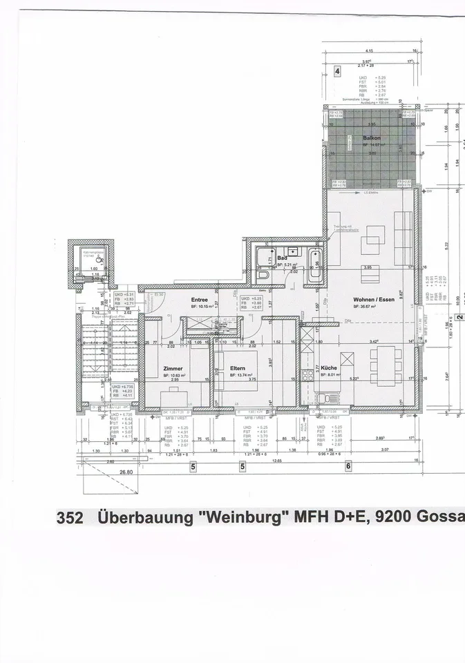 sonnige 3.5-Zimmerwohnung