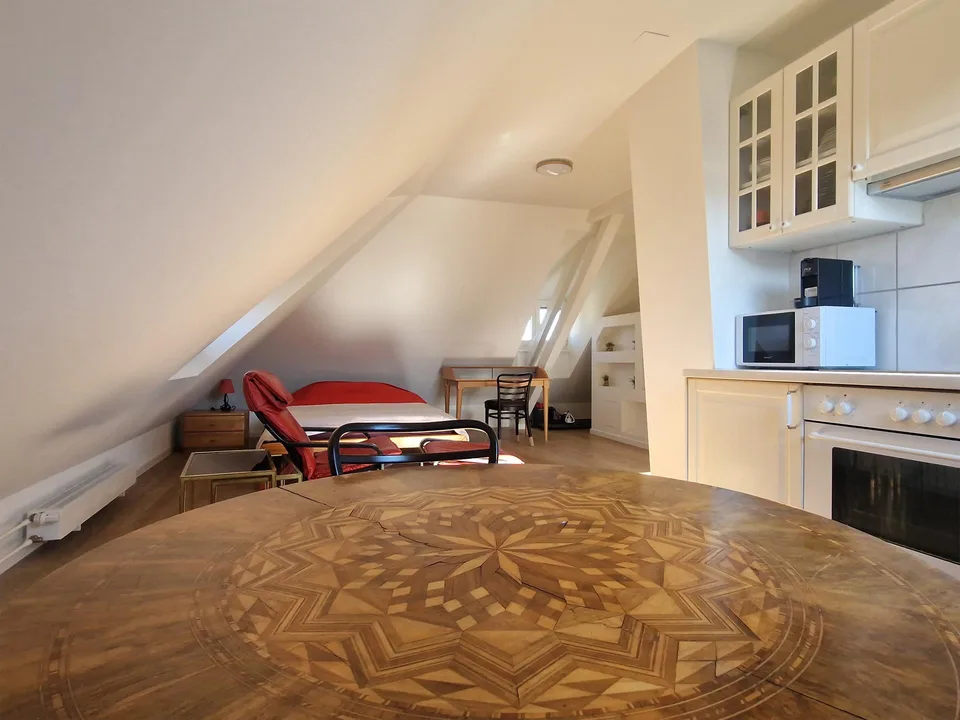 Möblierte 1.5-Zimmer-Dachwohnung in Reinach zu vermieten