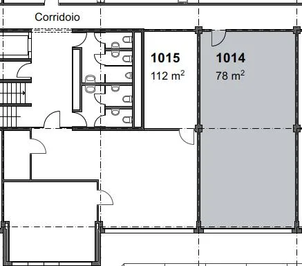 Bello spazio di 78 m² ad uso ufficio