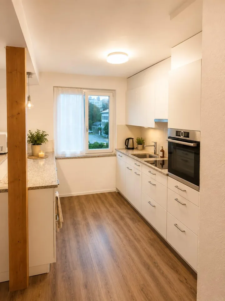 Helle, renovierte 3.5-Zimmer-Wohnung im Herzen von Glarus