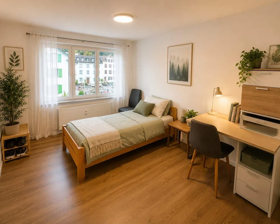 Helle, renovierte 3.5-Zimmer-Wohnung im Herzen von Glarus