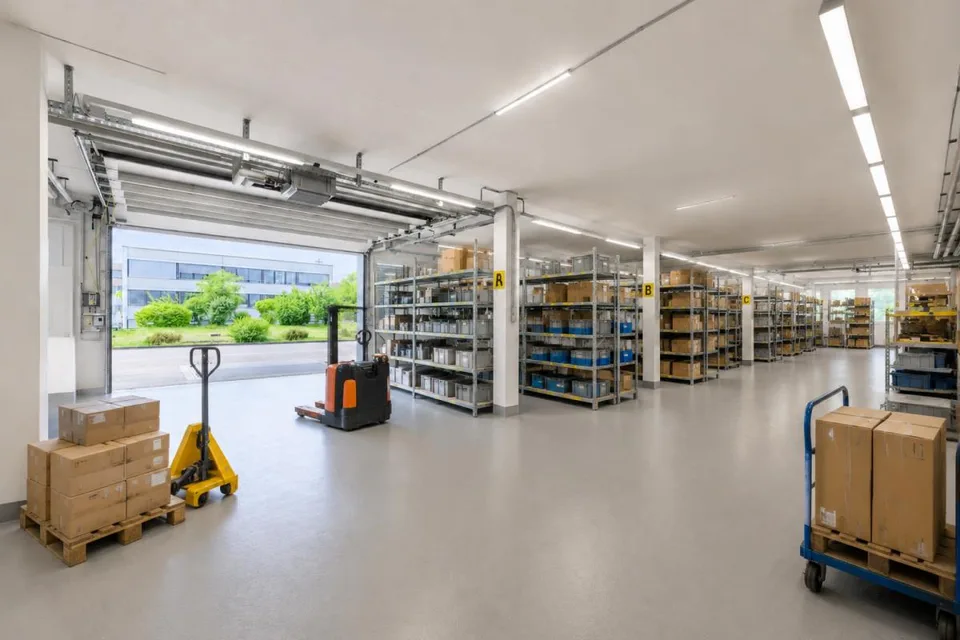 Befahrbare Lager- und Werkstattfläche mit Rolltor – photo 6 sur 12