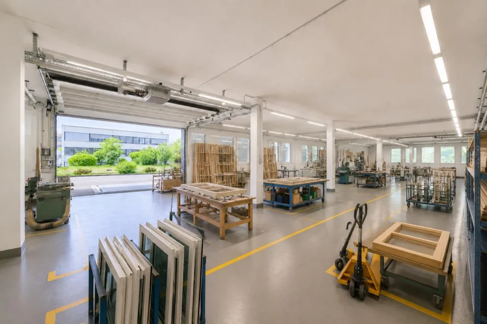 Befahrbare Lager- und Werkstattfläche mit Rolltor – photo 8 sur 12