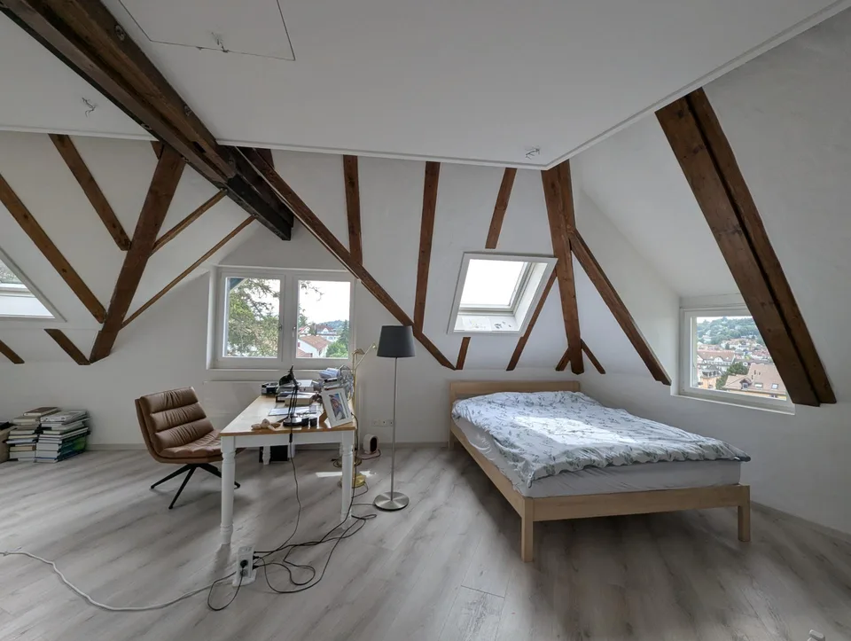 4.5 Zi Dachwohnung  mit Aussicht u. Charme - Nähe Kantonsspital