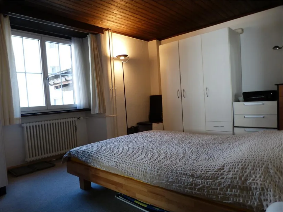 Zentrale Wohnung mit grossem Balkon zum Fluss "Landquart"
