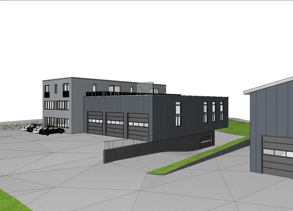 Gewerbe Neubau mit Gestaltungsmöglichkeiten