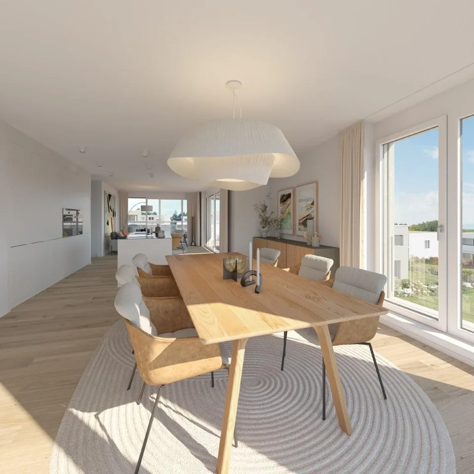5.5 Zimmerwohnung im Grünen mit Seesicht