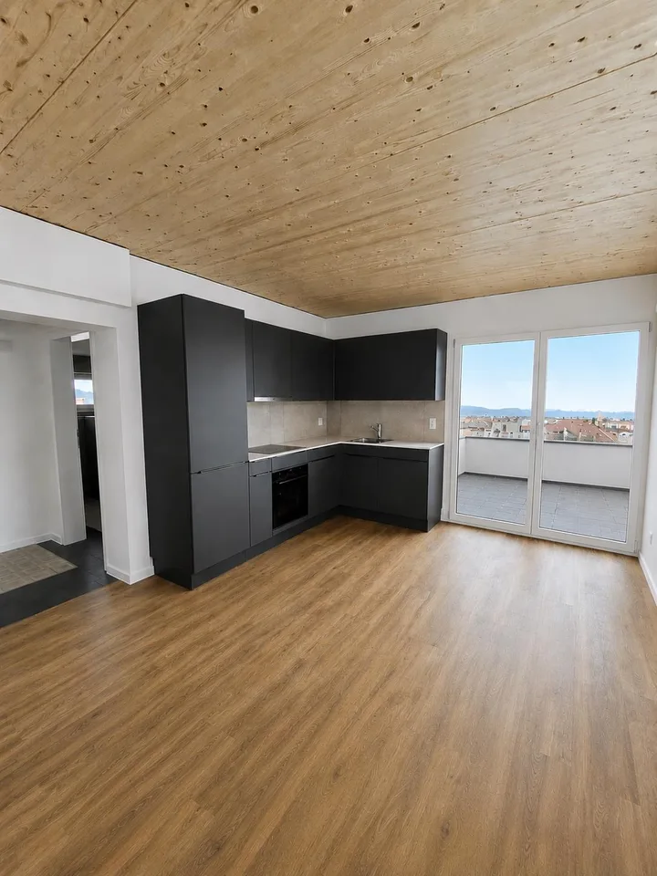 2.5 Zimmer-Attikawohnung mit schöner Aussicht und Dachterrasse