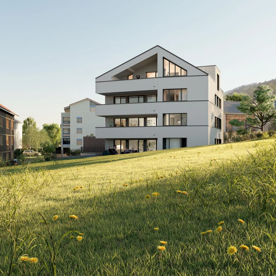 3.5-Zimmer-Dachwohnung mit grosszügigem Balkon und Pilatusblick
