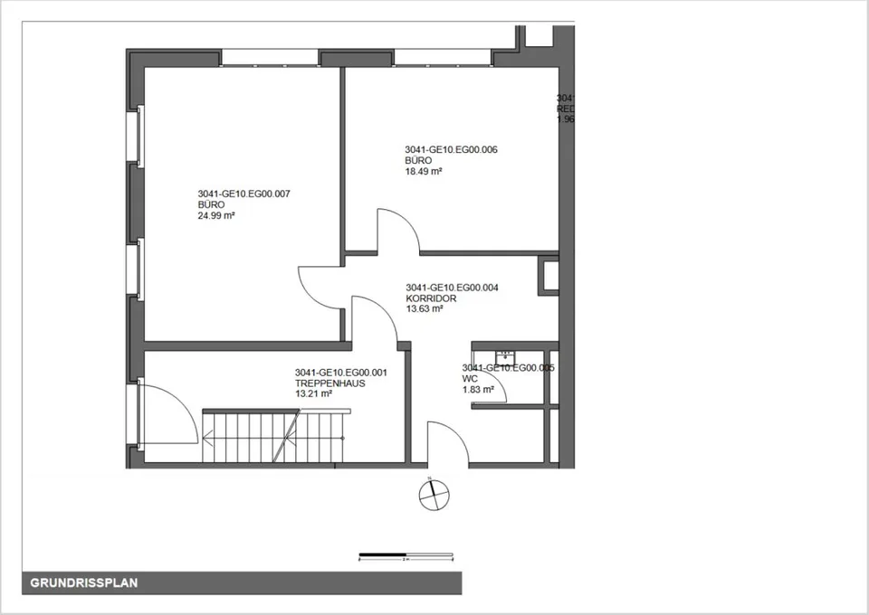 2 helle Büro im Erdgeschoss, 56 m2 – Foto 6 von 6