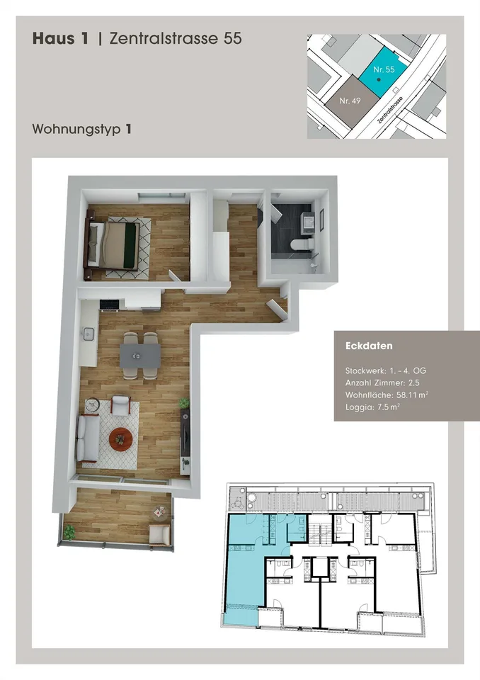 MÖBLIERTE Wohnung in Neuhausen am Rheinfall – foto 12 di 12