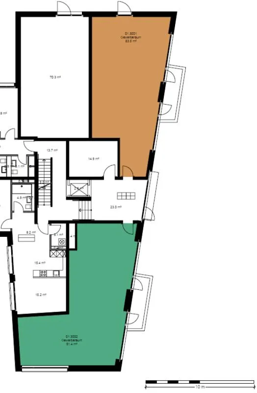 Gastrofläche im Neubauprojekt in Oerlikon (Bezug ab Q1 2028)