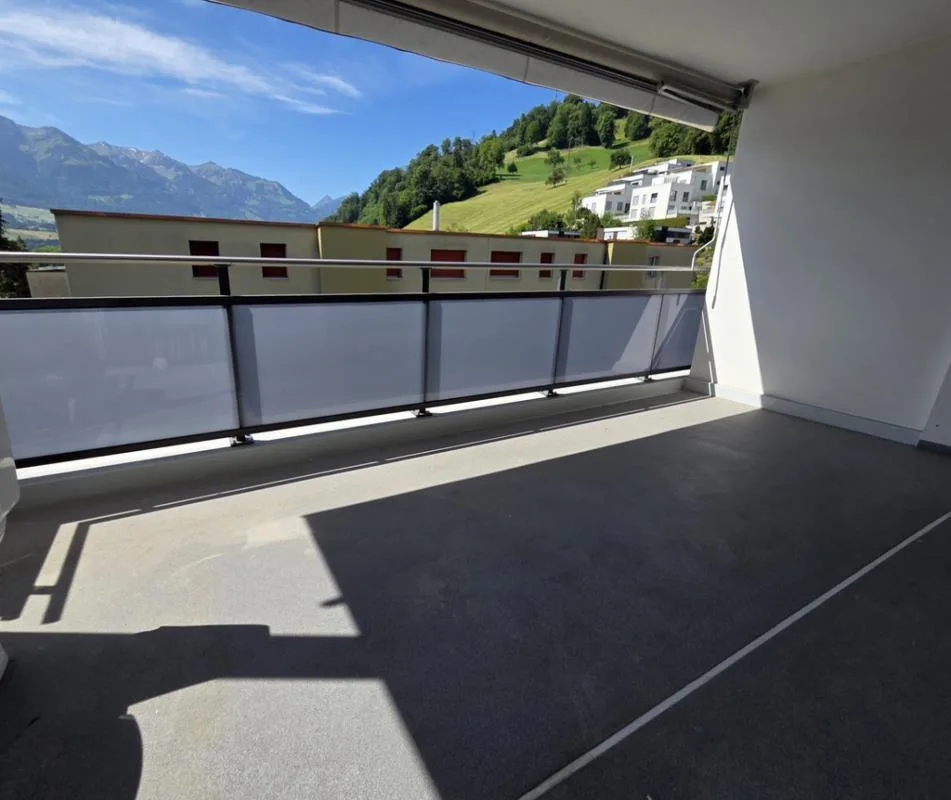 Moderne Wohnung mit schöner Bergsicht