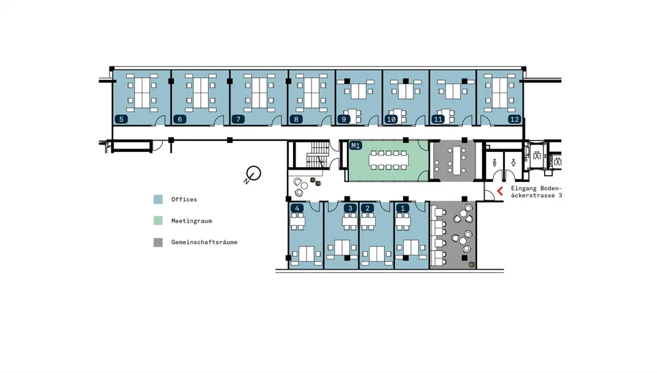 Flexibles Teamoffice für bis zu 5 Personen  sofort verfügbar - Ihr ...