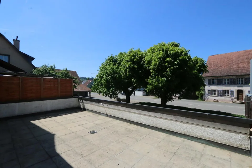 Städtliwohnung mit grosser Terrasse und wunderschönen Sichtbalken