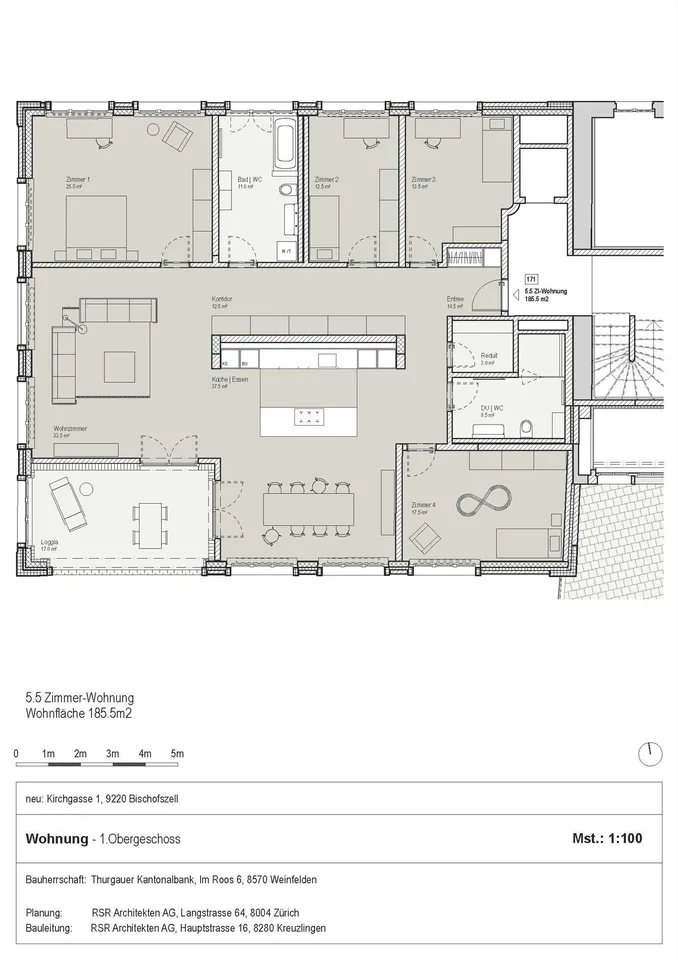 Moderne Wohnung mit Blick in den Rosengarten – foto 13 di 13