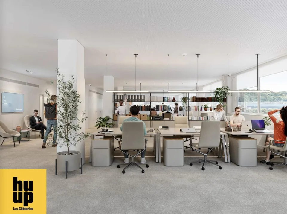 Vaud bureaux, 4 plateaux de 750 m2 encore à louer Minergie au pied ...