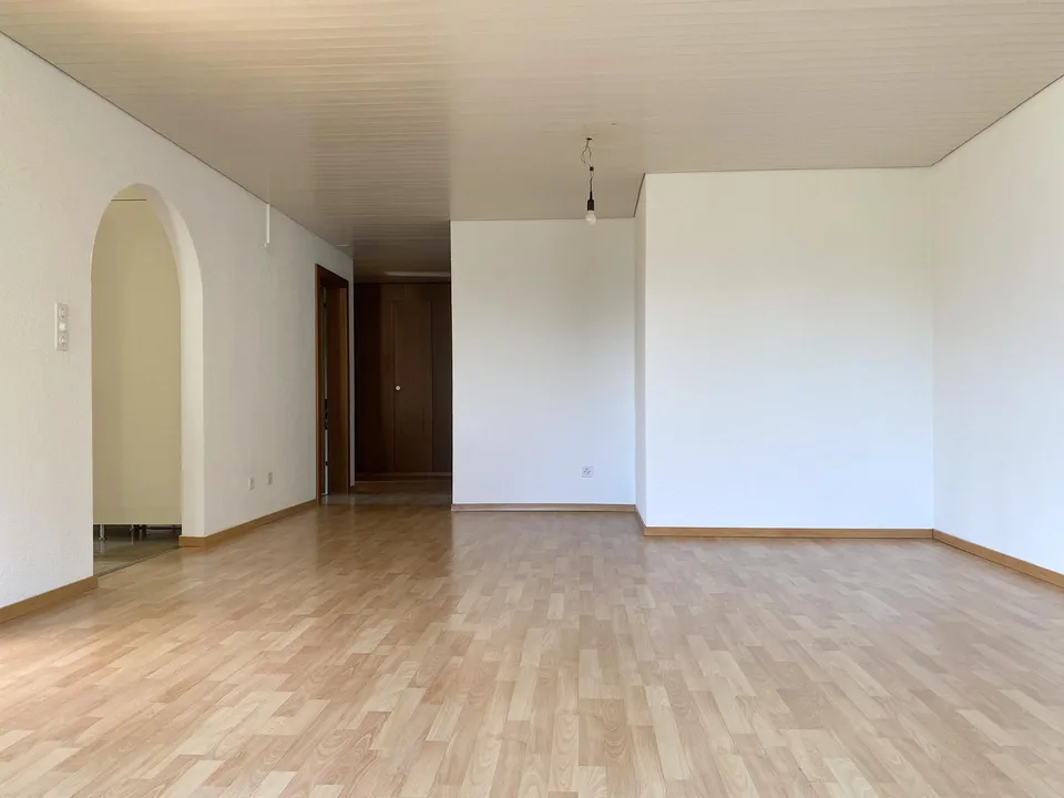 Grosse Wohnung mit schönem Balkon