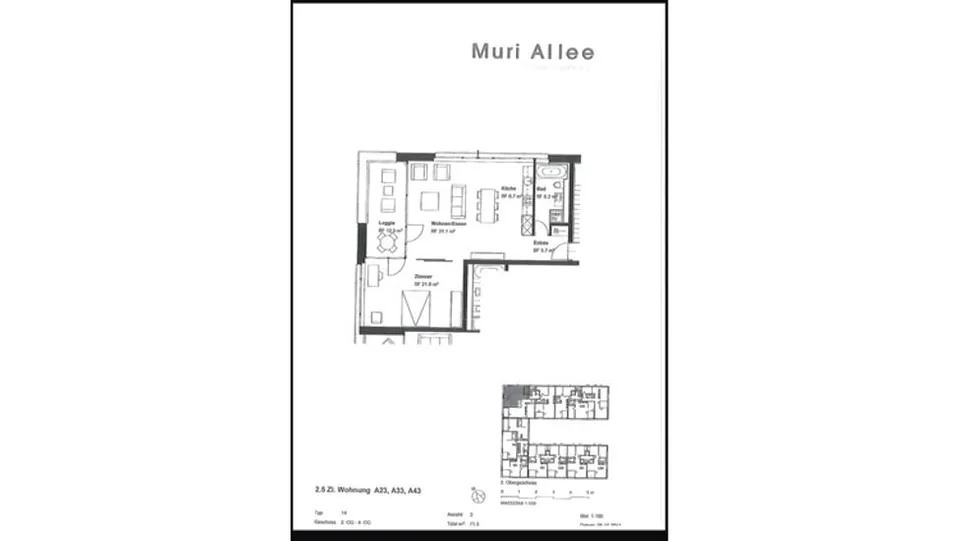 2½ ZI-WOHNUNG IN BERN - MURIFELD, MÖBLIERT, TEMPORÄR – Foto 14 von 14