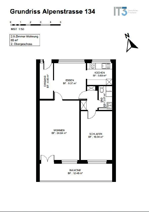 Schöne 2.5 Zimmerwohnung in Schaffhausen – photo 10 sur 10