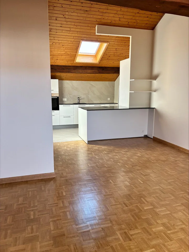 Appartement mansardé et rénové avec 3 chambres – Rue de Tronchin 26