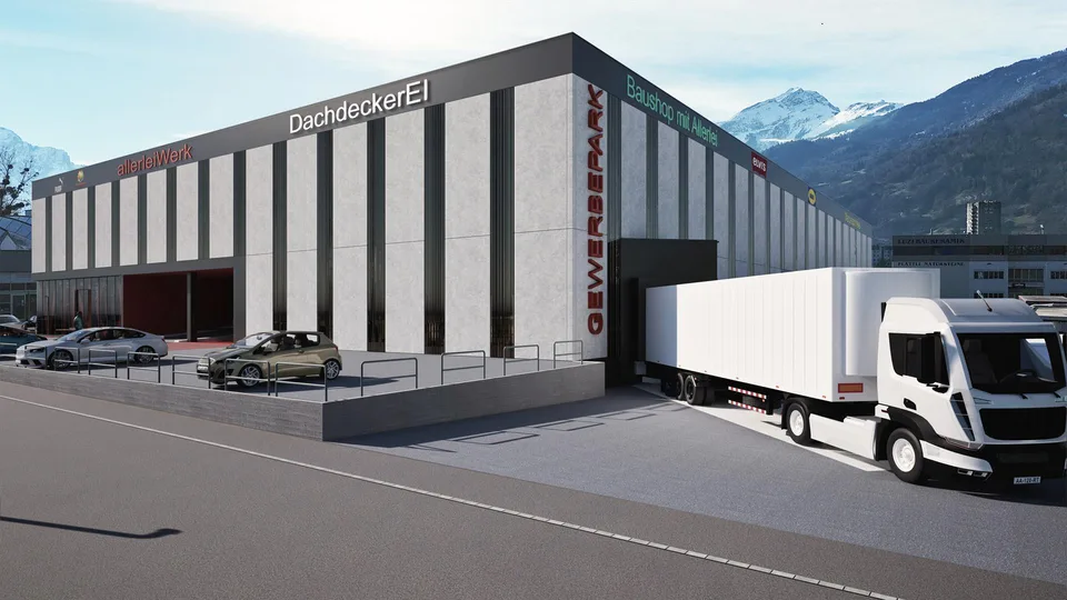 Neubau Gewerbepark Malans: flexibel & individuell gestaltbar a
