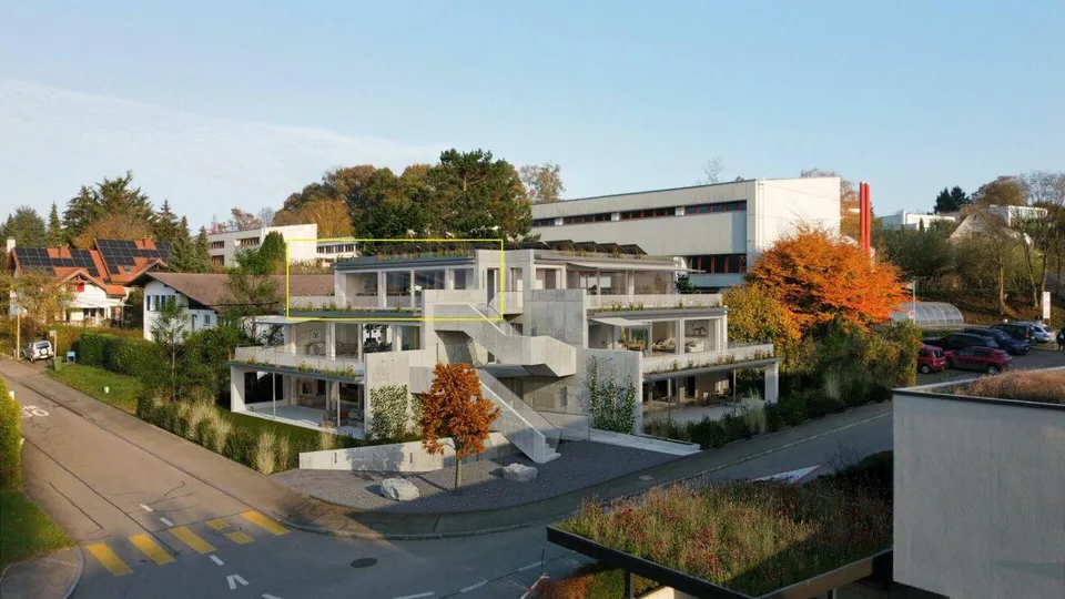 Exklusive Neubau-Attikawohnung mit traumhafter Seesicht
