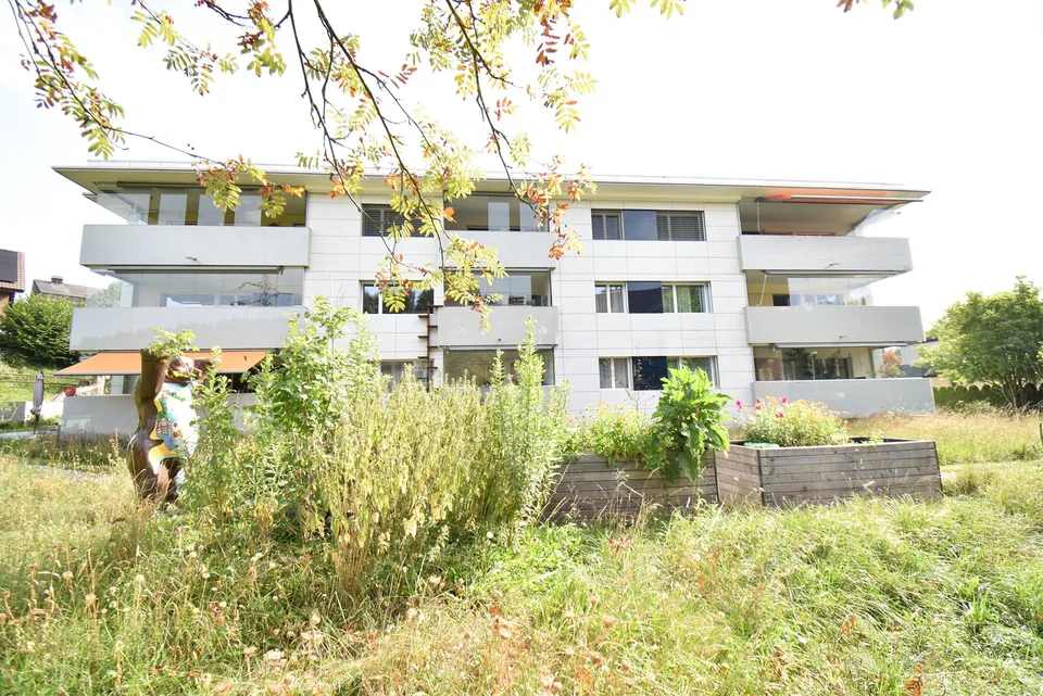 Wohnen im Grünen und Mitbenutzung der Gartenanlage