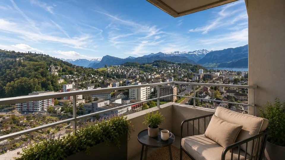 Aussicht, die begeistert. Wohnkomfort, der auch im Sommer überzeugt.
