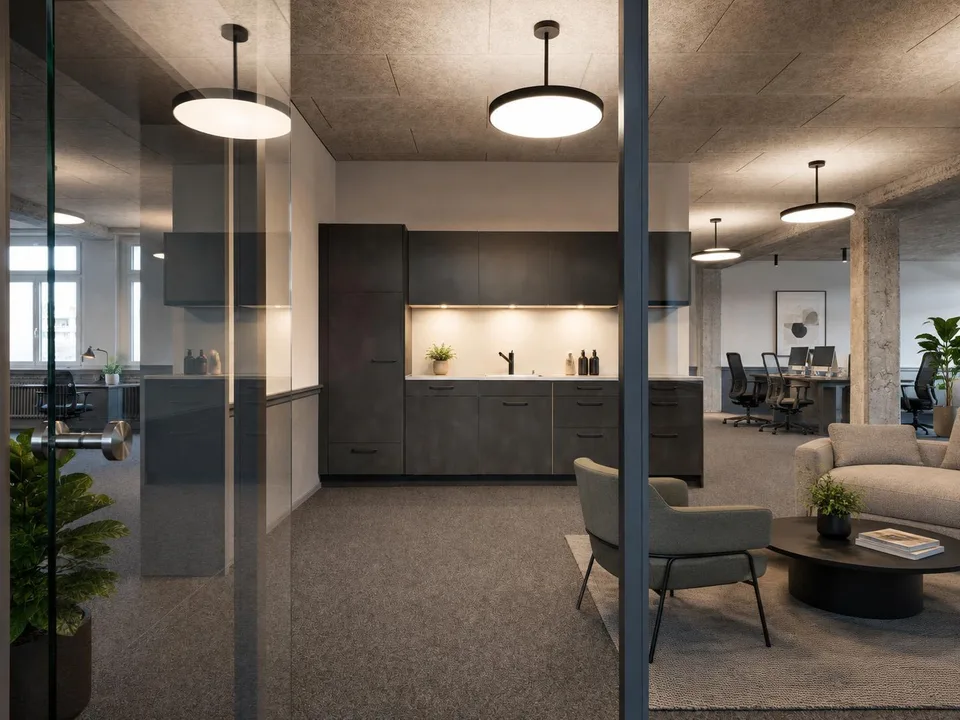Erstbezug: Hochwertig renoviertes Büro mit grosszügiger Terrasse in... – photo 6 of 9