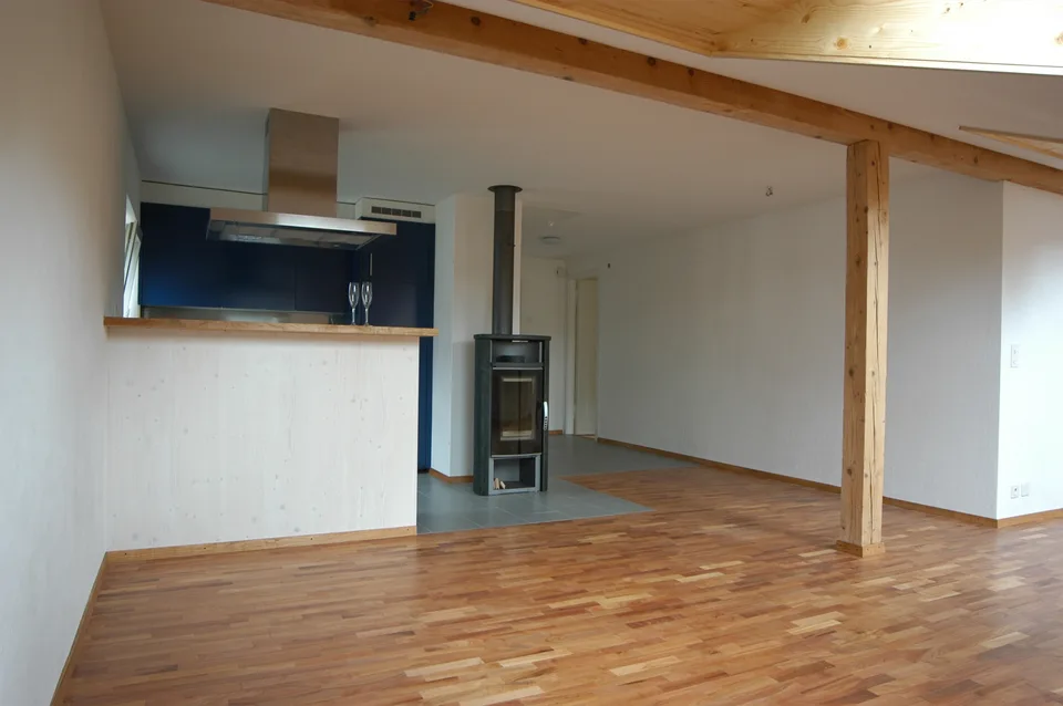 Helle, sonnige 3 1/2 Zimmer-Dachstockwohnung