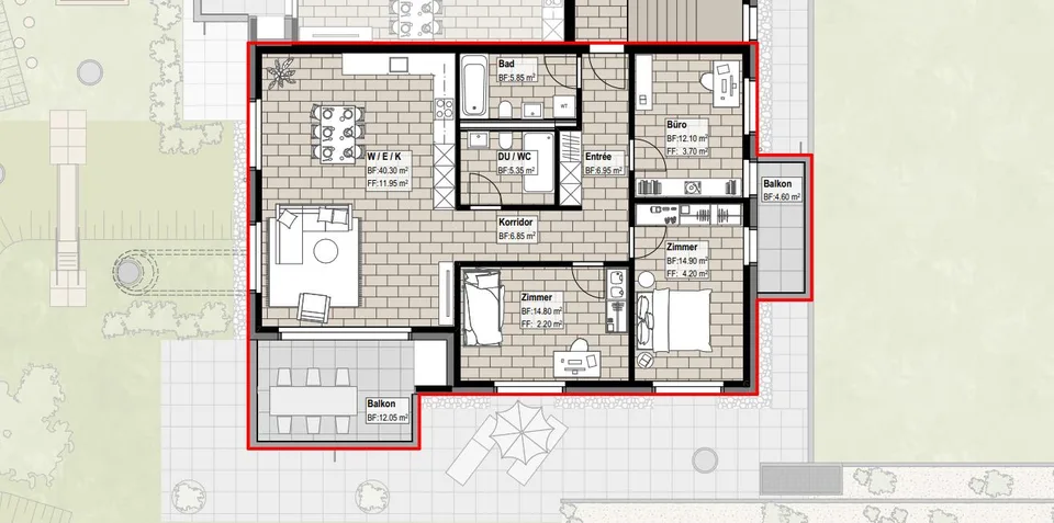 Erstvermietung 4.5-Zimmer-Wohnungen in Nebikon