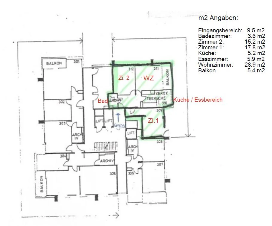 Schöne, helle 3.5-Zimmer-Wohnung im Herzen von Baden – Foto 13 von 13