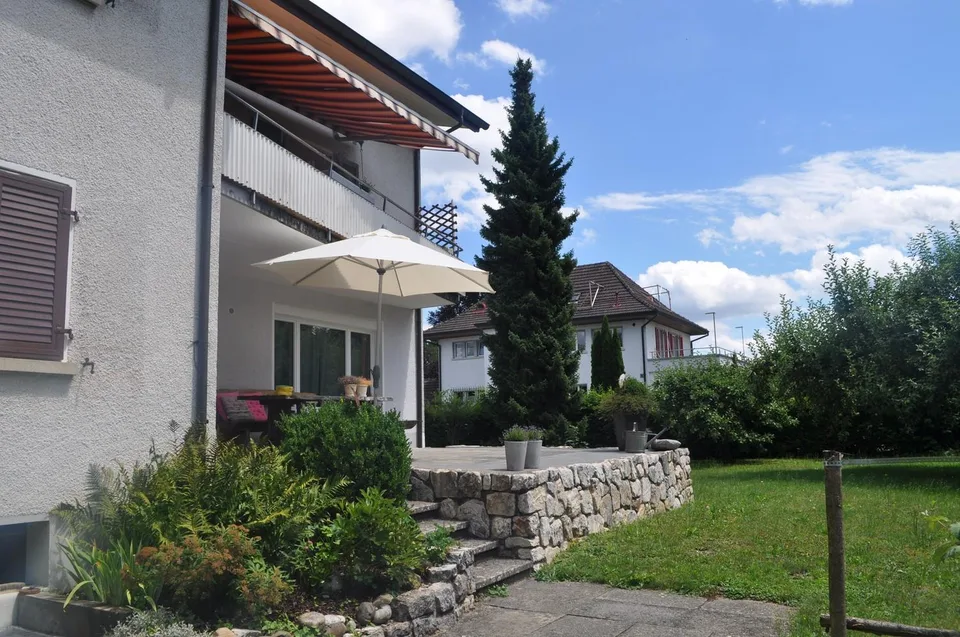 Ruhige 3.5-Zimmerwohnung mit grosser Terrasse und Garten befristet ...