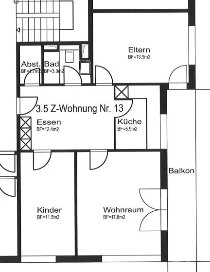 Helle freundliche und sehr praktische Wohnung im Zentrum von Rheineck – photo 7 sur 8