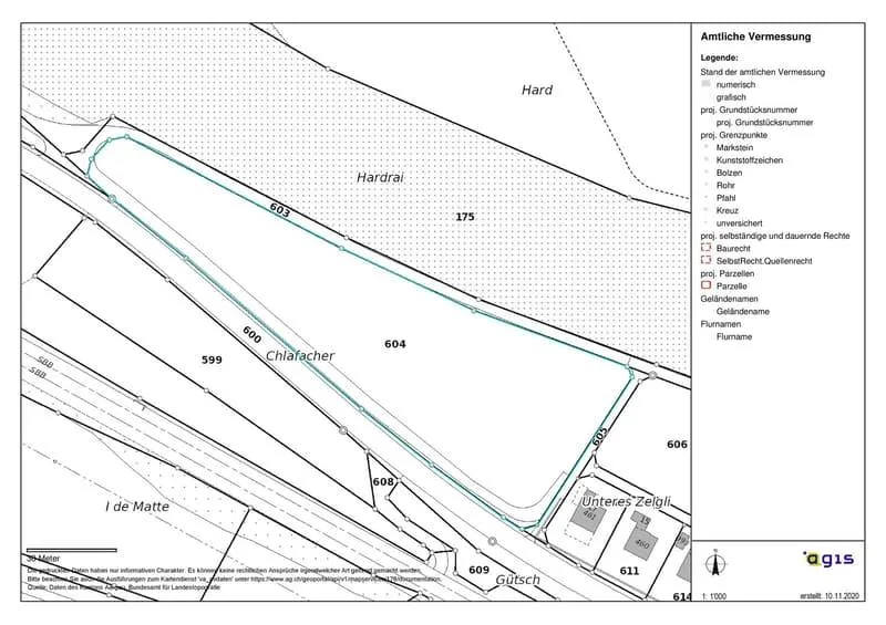 Aussen-Lagerflächen (ca. 1'400 m2) an verkehrsgünstiger Lage