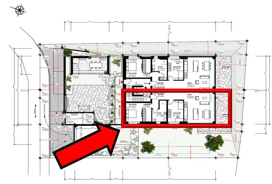 Erstvermietung 3.5-Zimmer-Wohnung Parterre mit Terrasse